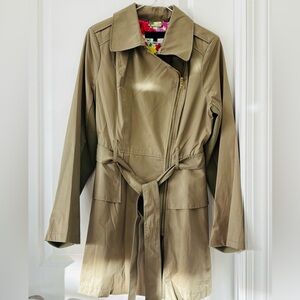 Steve Madden Olive Trench Coat